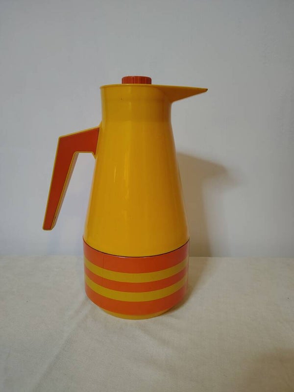 Scandinavische Retro Thermoskan JUNE Zweden – Zonnig Design uit de Jaren 70