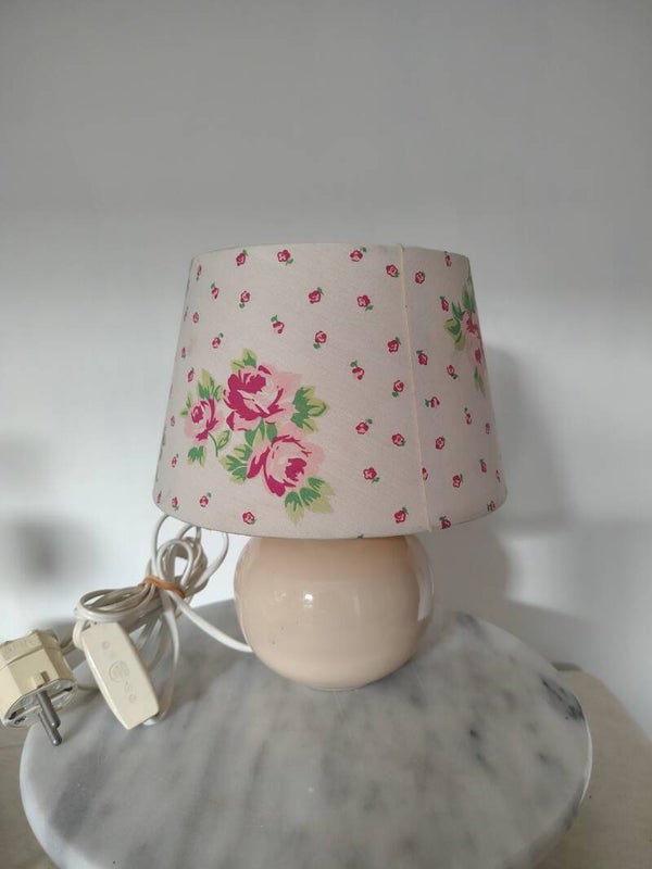vintage bloemenlamp – romantische retro sfeerverlichting