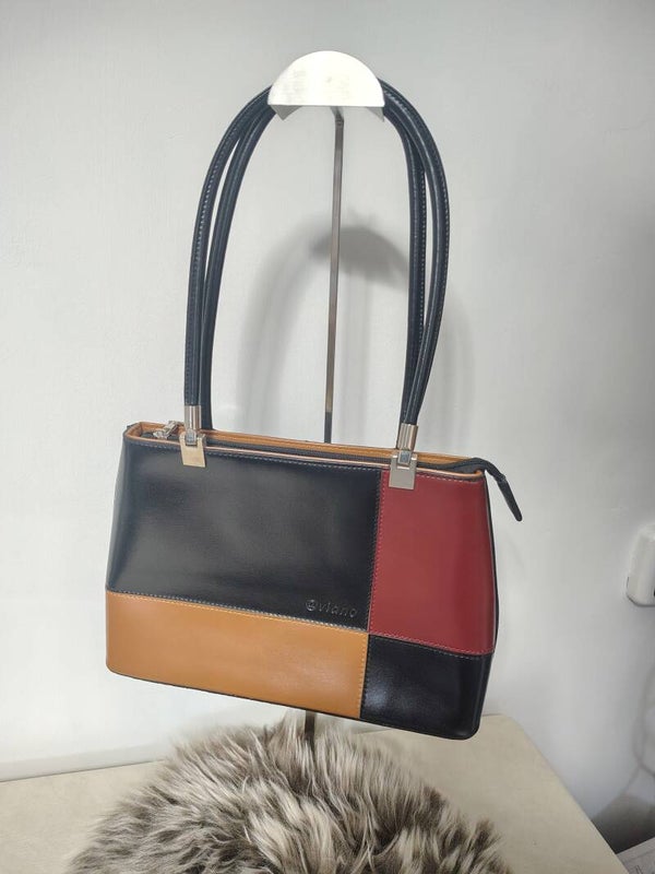 kleurige @viano handtas – retro uitstraling met een moderne twist