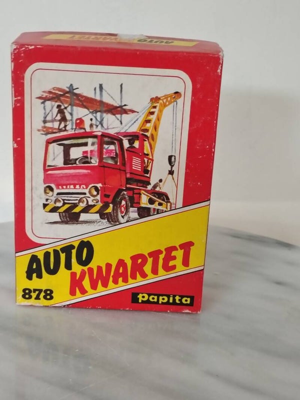 Auto’s, nostalgie en kwartetten! 🚗 Vintage Papita Auto Kwartet 878