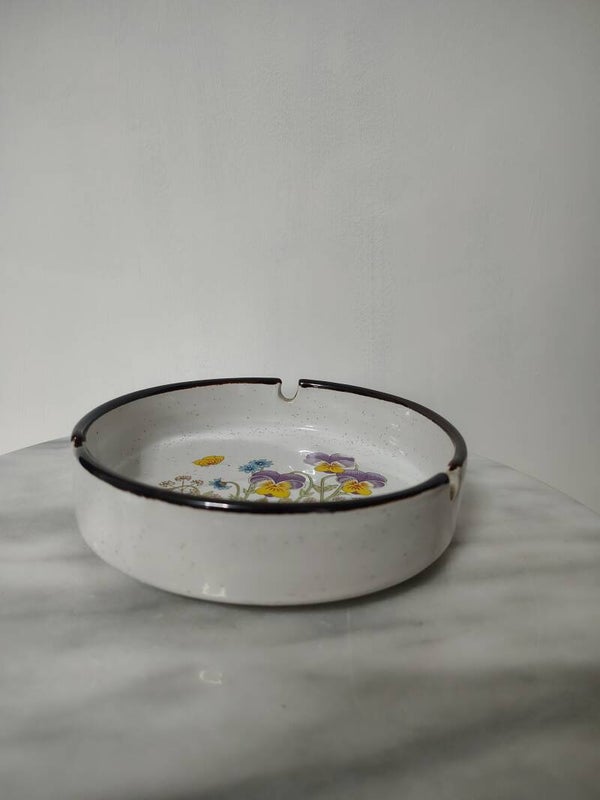 vintage Wild Flowers asbak
