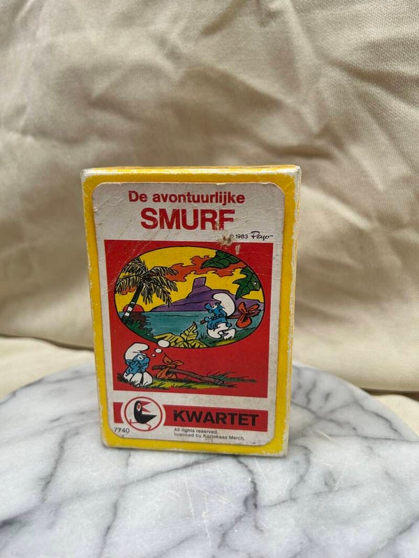 🧙 Vintage ‘De Avontuurlijke Smurf’ kwartet – 1983