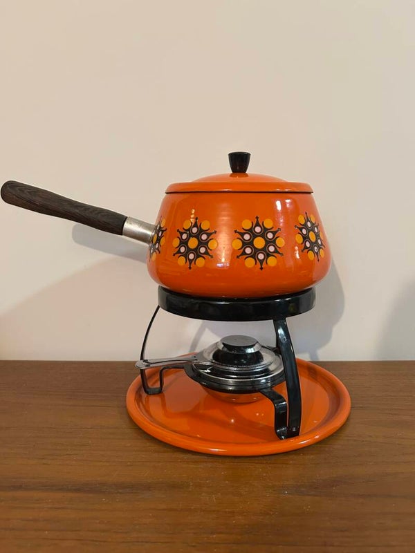 Brabantia fonduepan bloem design 70’s
