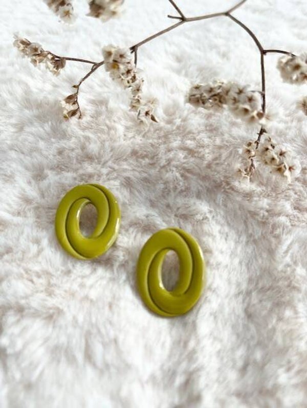 Charlot limoen/olijfgroen