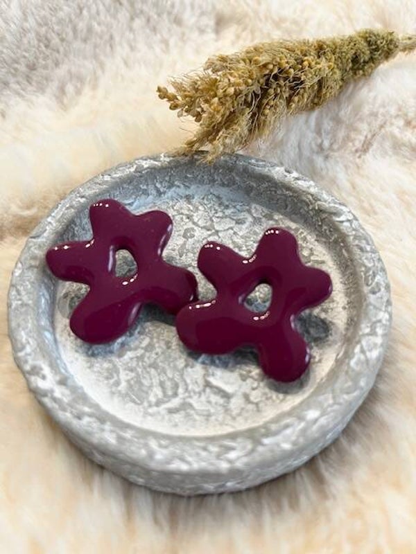 Fleur burgundy