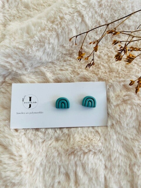Kinderoorbel regenboog blauw/groen