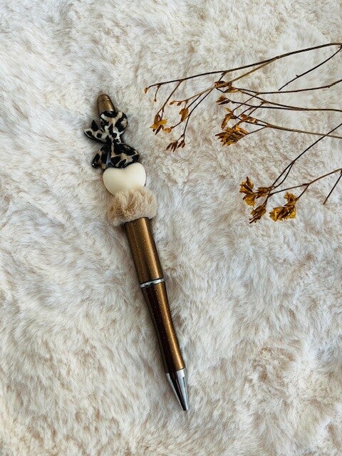 Pen bruin/beige