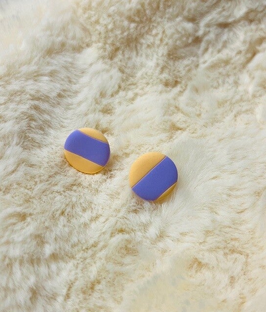 Julie gestreept lila/perzik