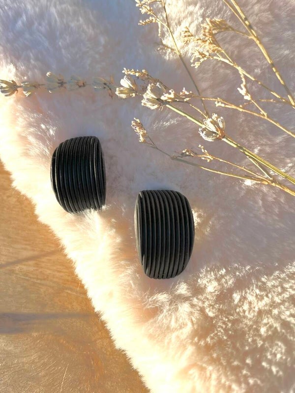 Adela hoops zwart