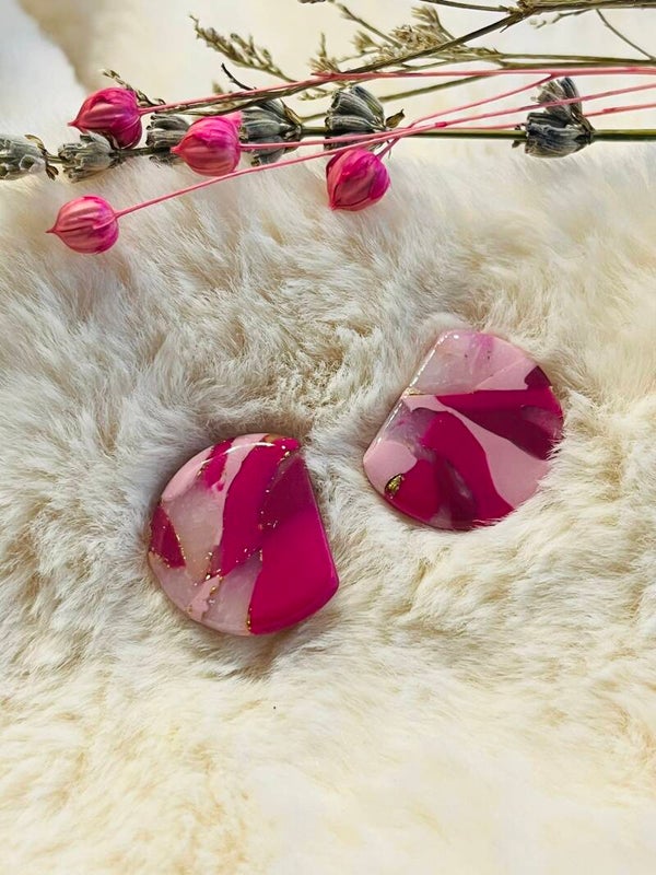 Lucille roze marmer