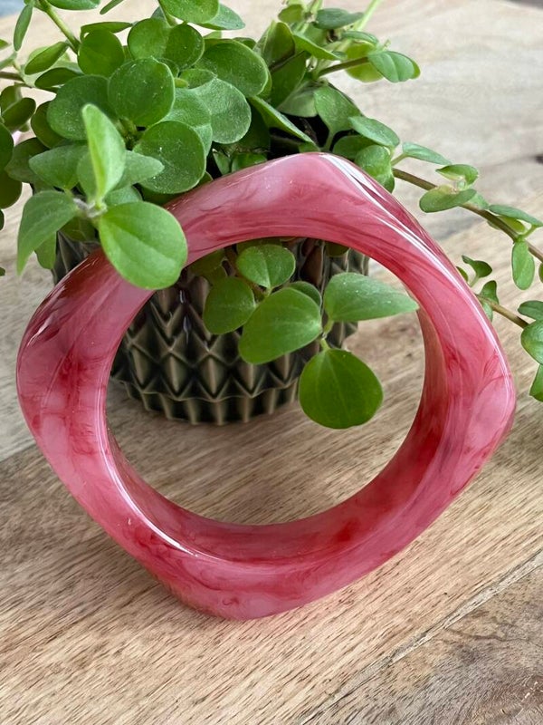 Armband donkerroze