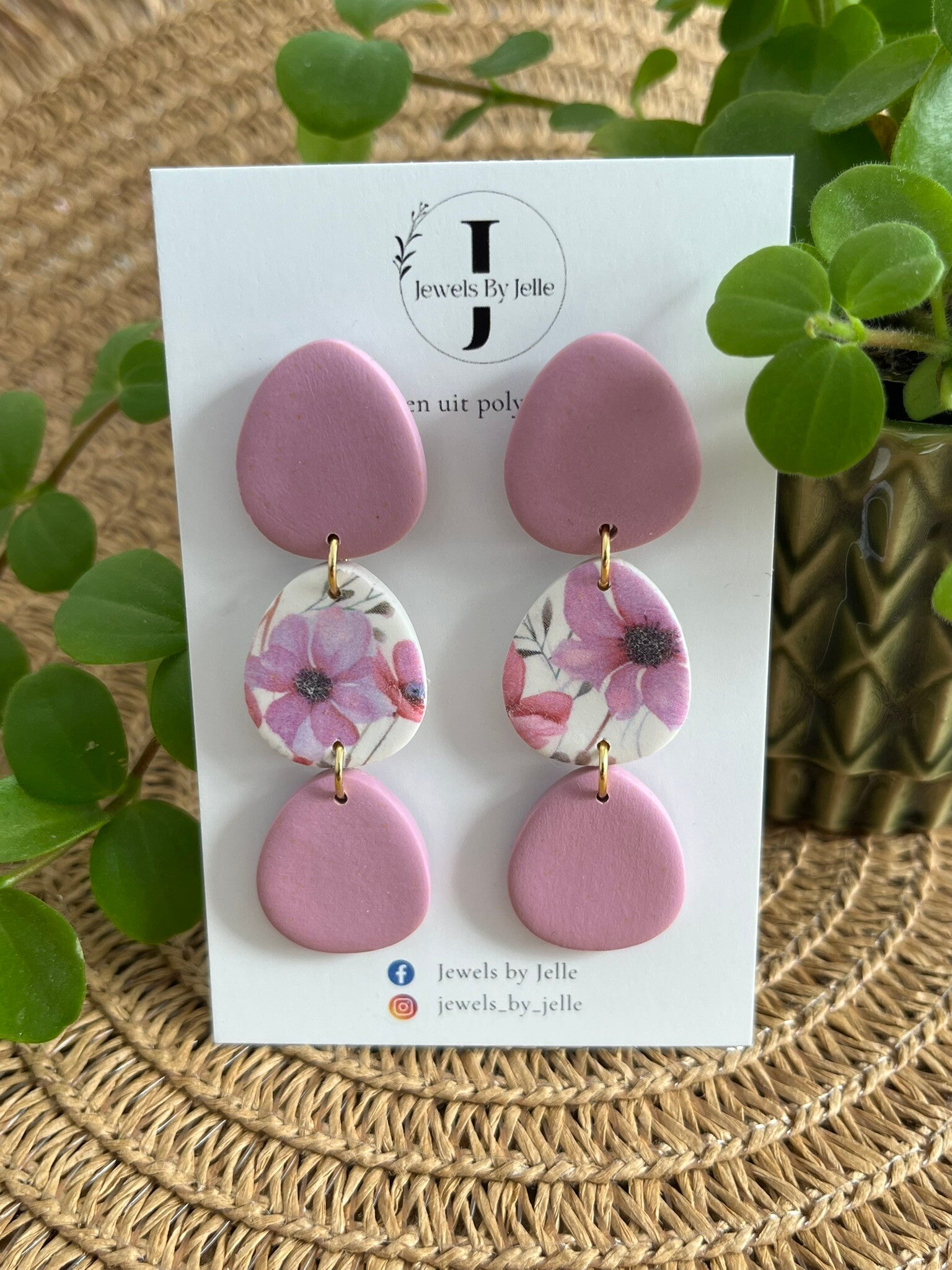 Cézanne lila bloemenprint