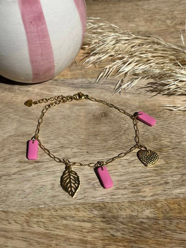Armband summer roze