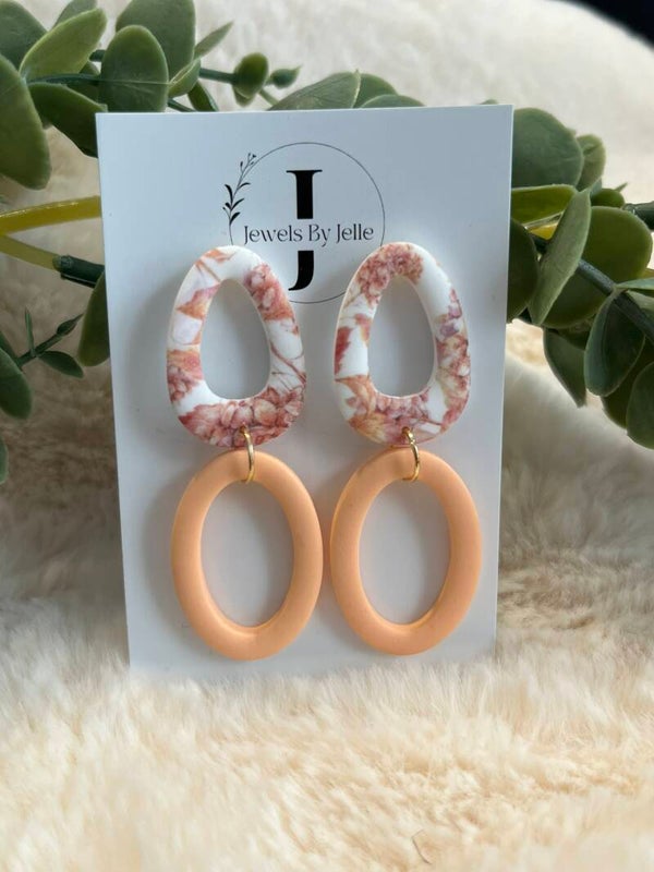 Anne bloemenprint peach