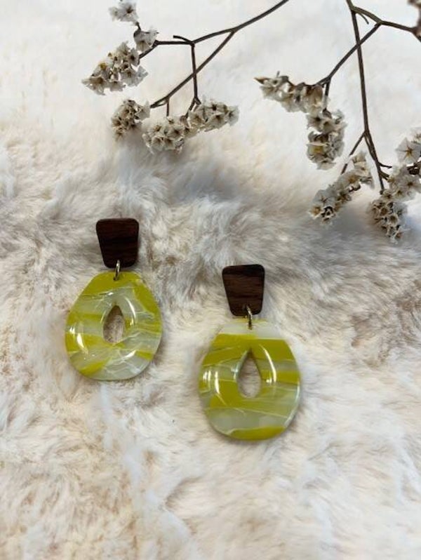 Isa limoen/olijfgroen