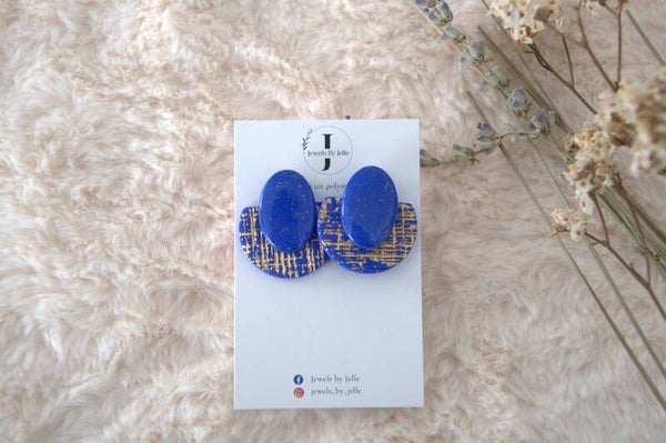 Isabelle blauw/goud