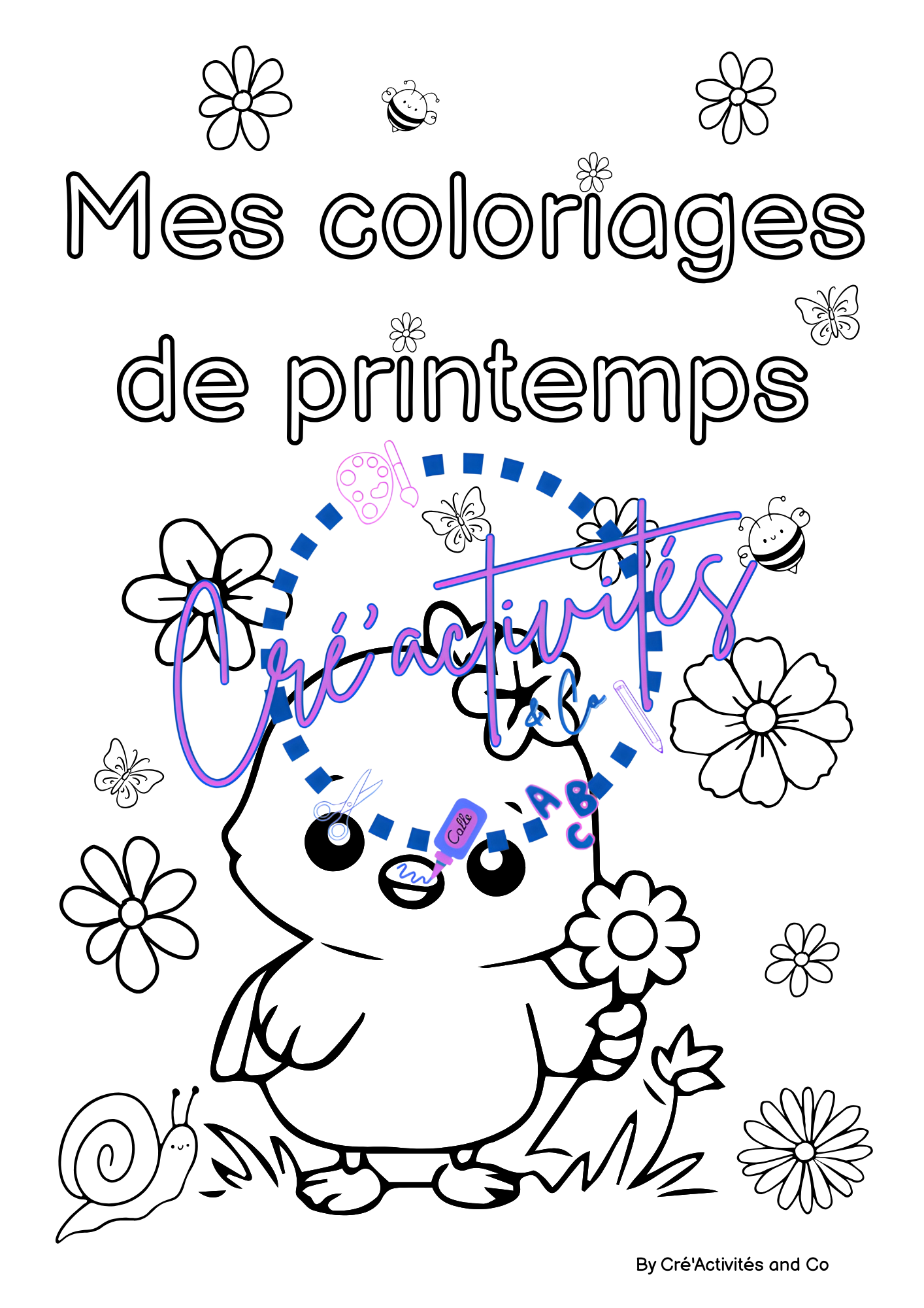 30 COLORIAGES DE PRINTEMPS