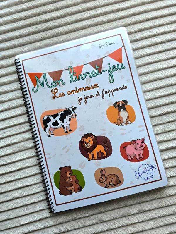 Livret-jeu : les animaux - je joue et j'apprends