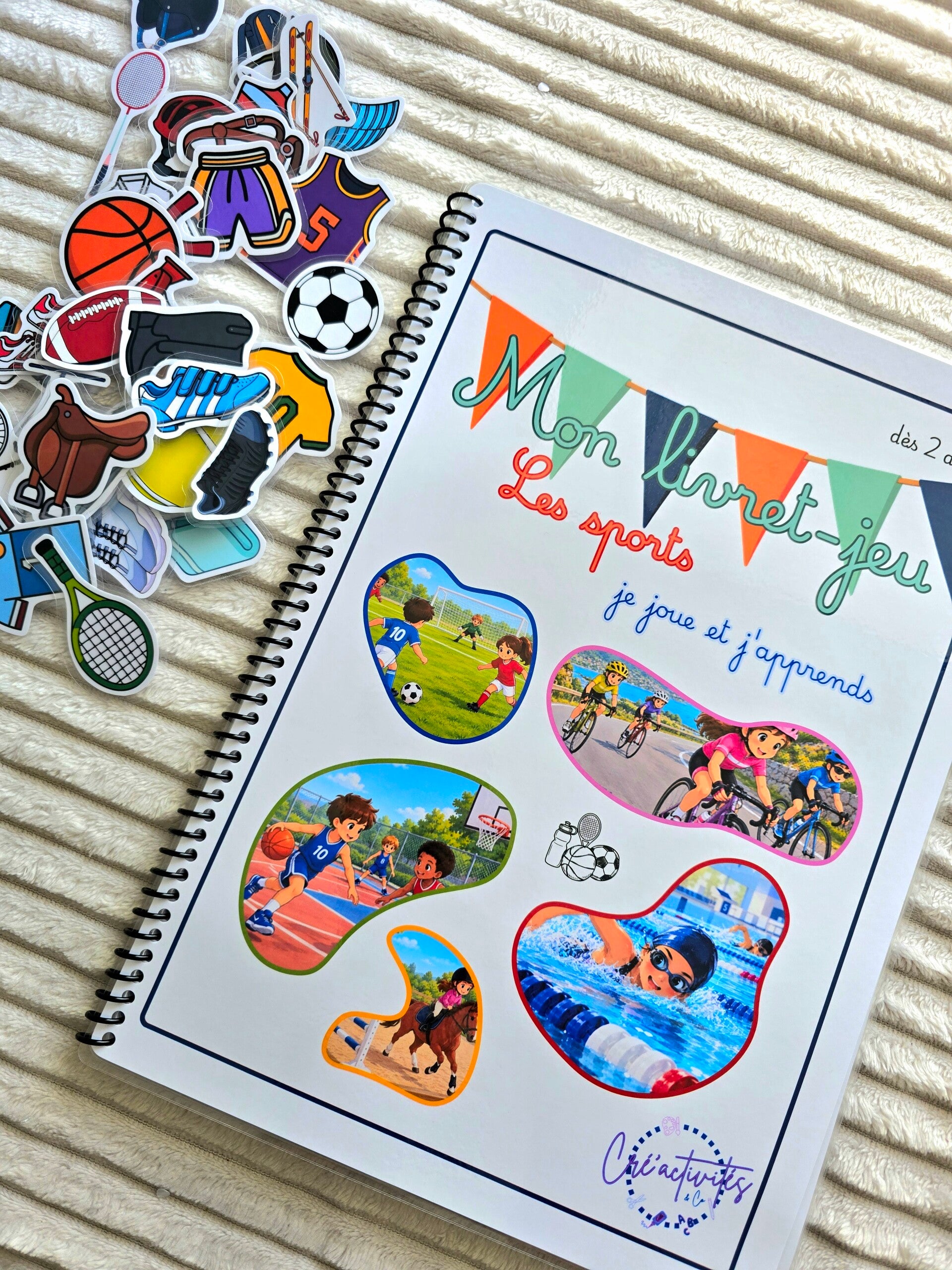 Livret-jeu : les sports - je joue et j'apprends
