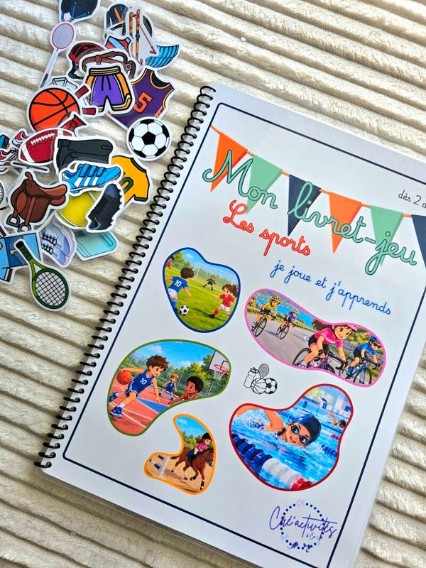 Livret-jeu : les sports - je joue et j'apprends