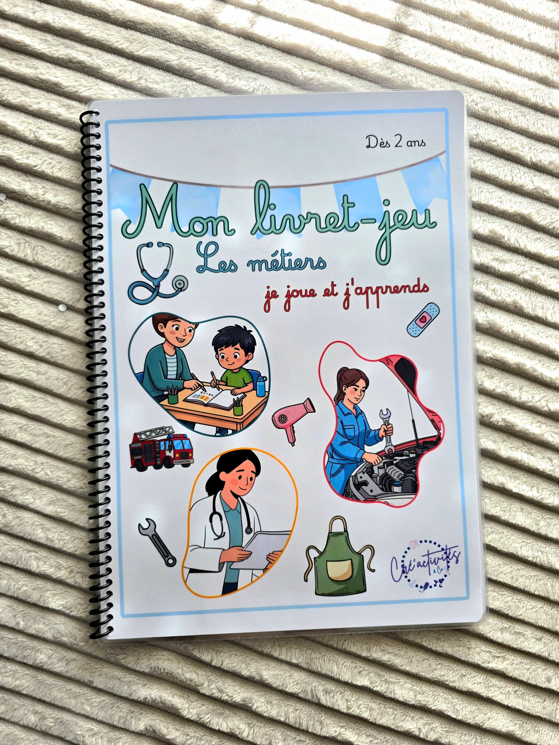 Livret-jeu : les métiers - je joue et j'apprends