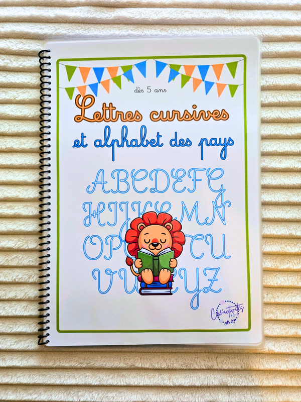 Livret : Lettres cursives - Alphabet des pays