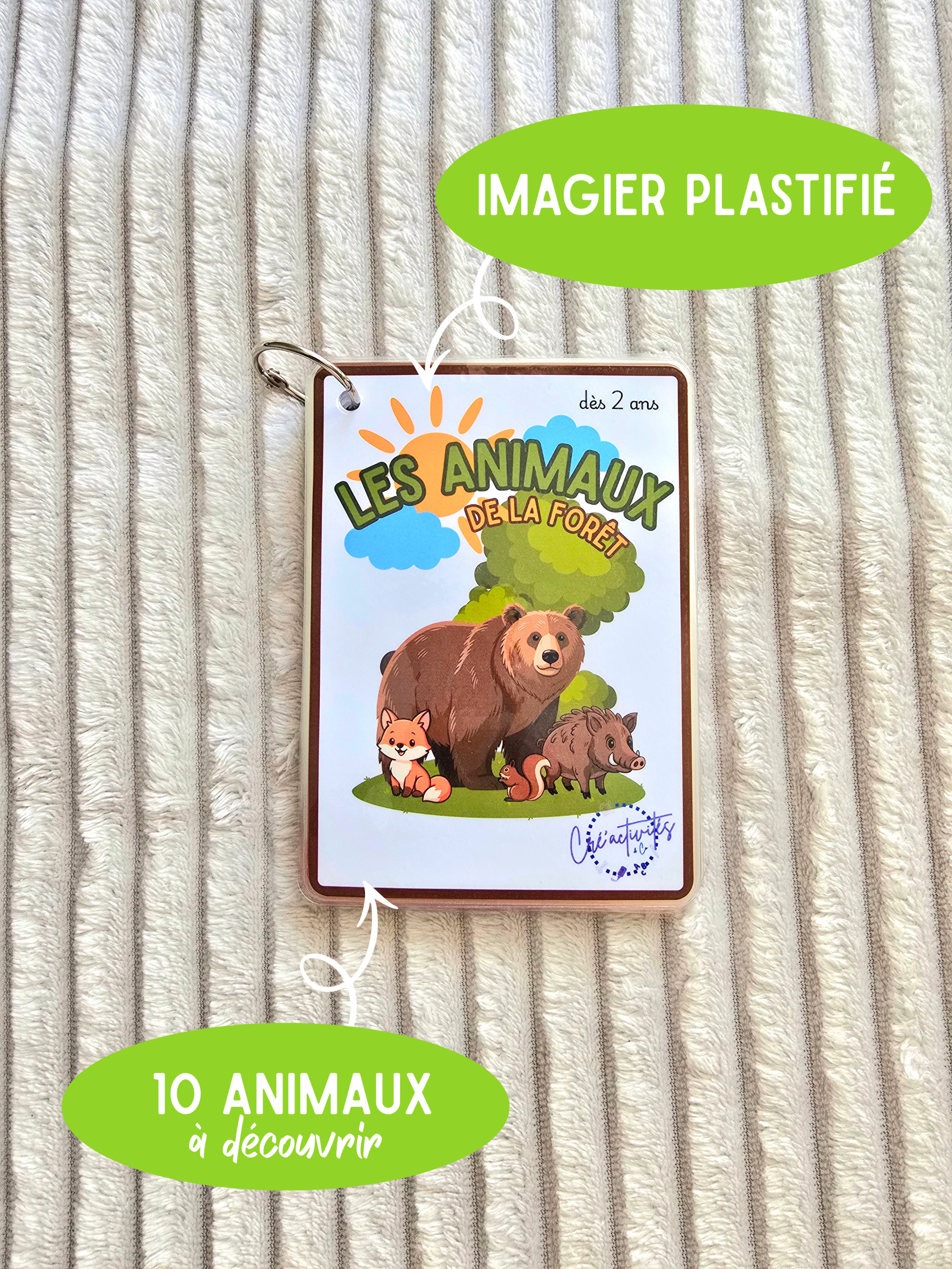 Imagier - Animaux de la forêt
