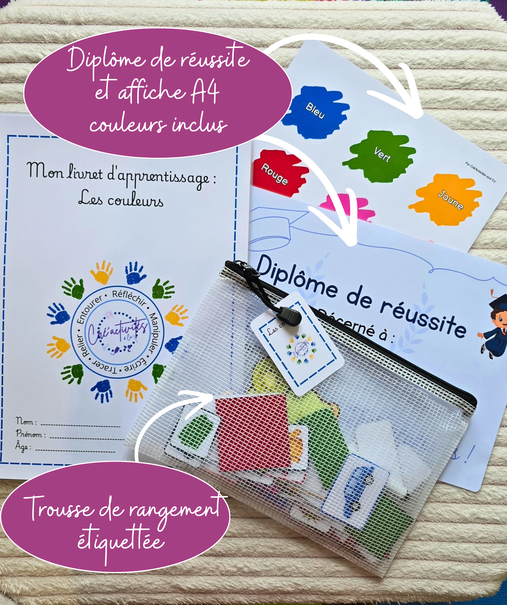 Livret : Les couleurs