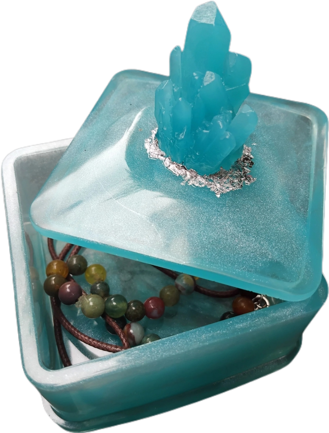 Petite boîte carré cristal