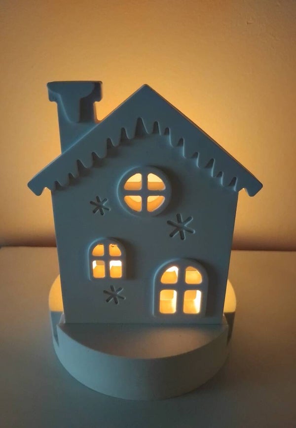 Bougeoir maison de Noël