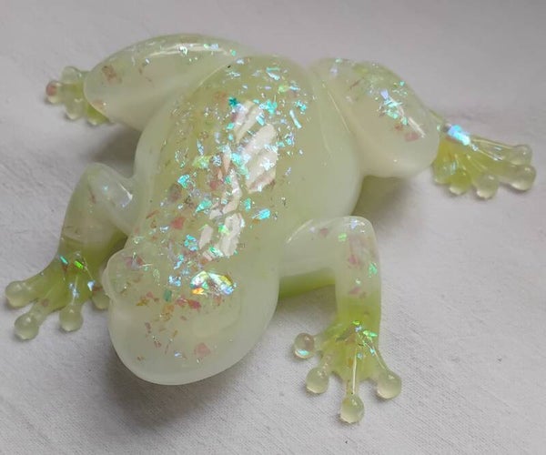 Grenouille verte holographique