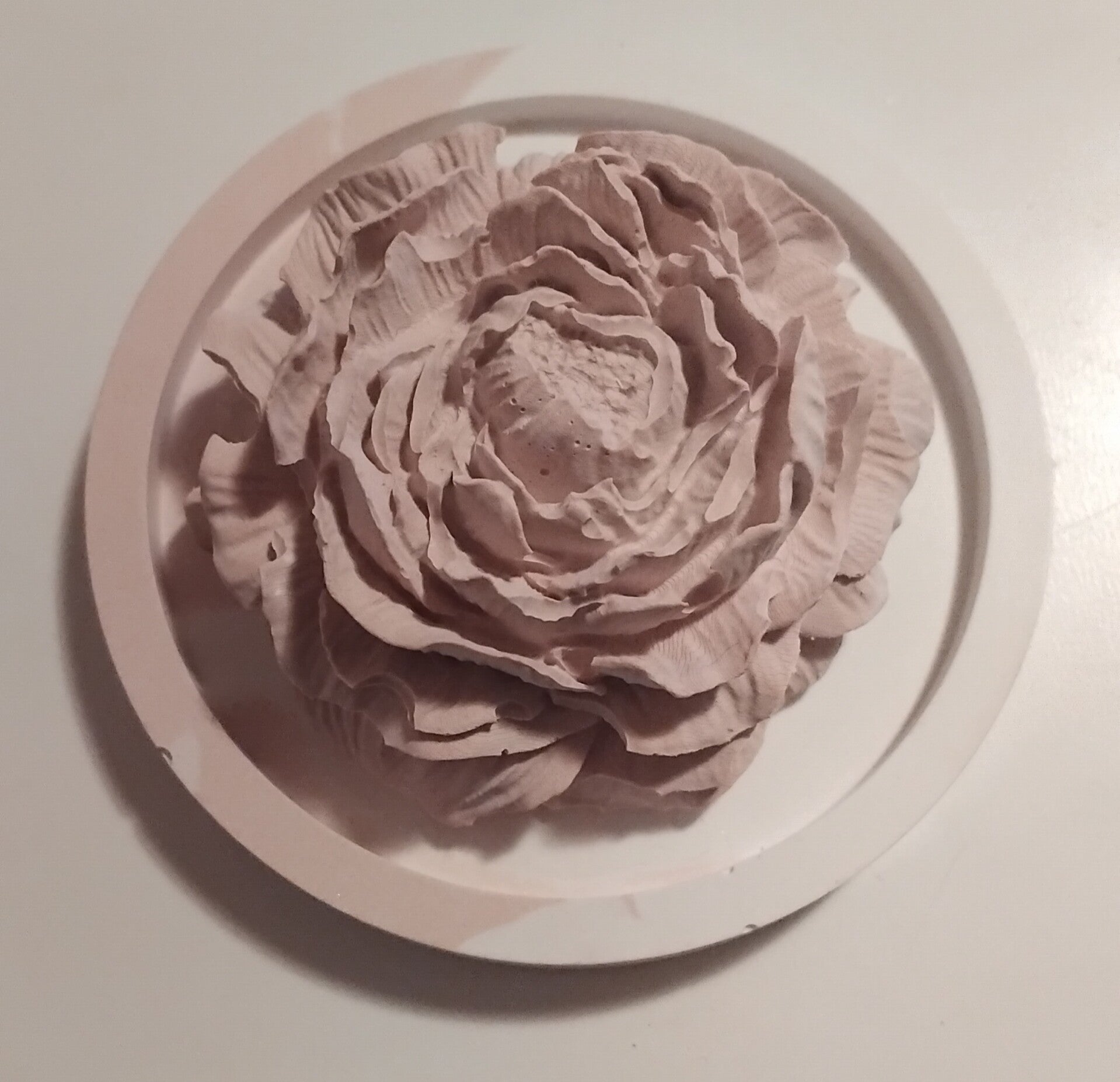 Diffuseur pour huiles essentielles rose et blanc