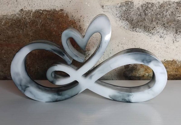 Signe "Amour à l'infini" à poser