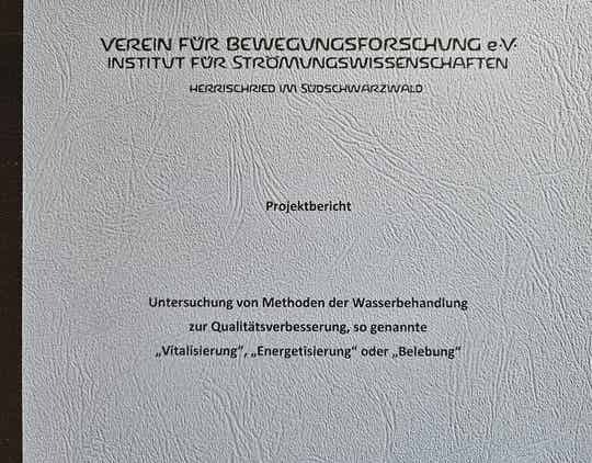Projektbericht 1 - Wasserbehandlung