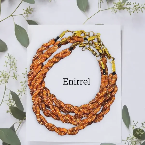 ✨ Handmade Twisted Shell Bracelet