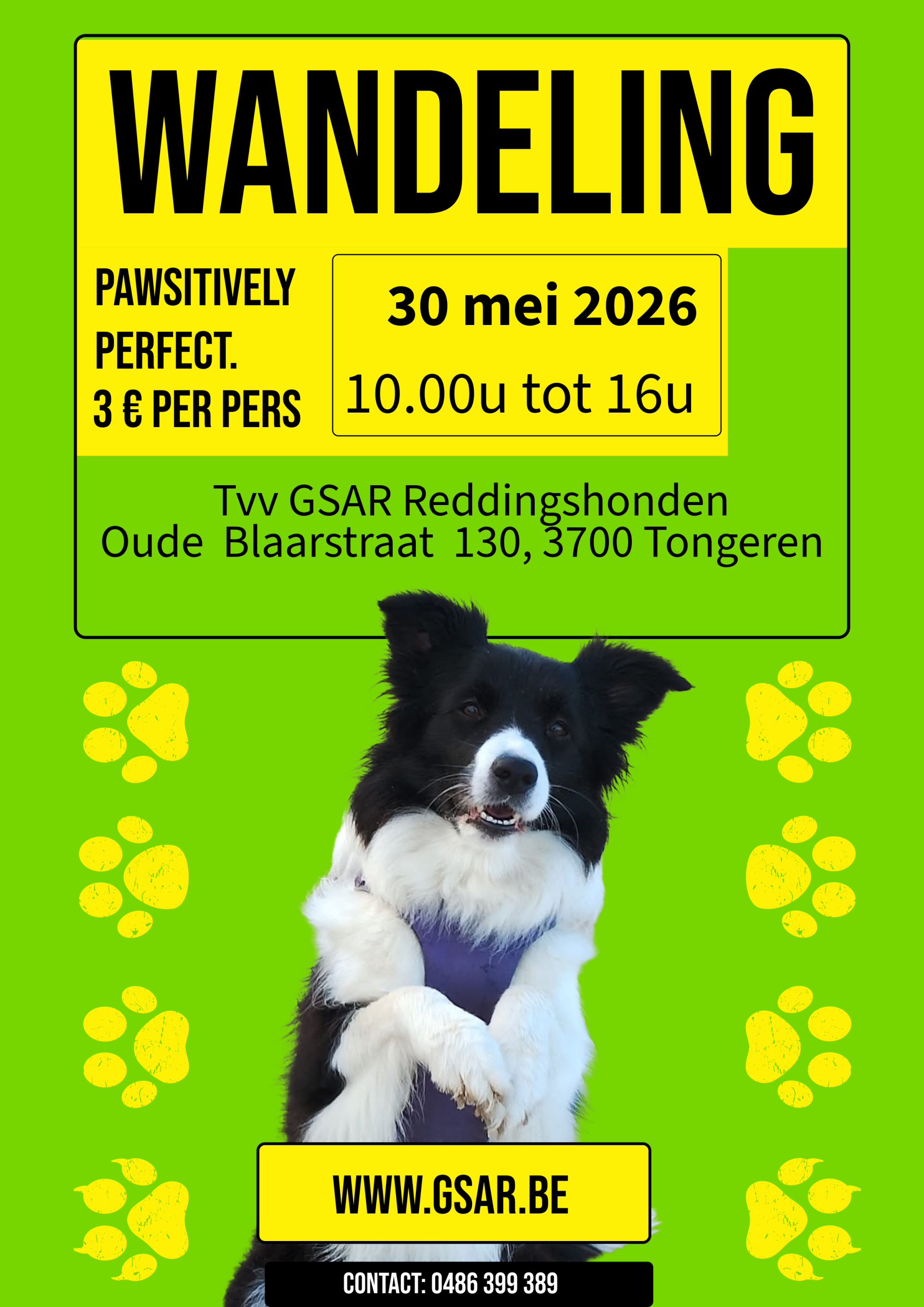 Inschrijving wandeling