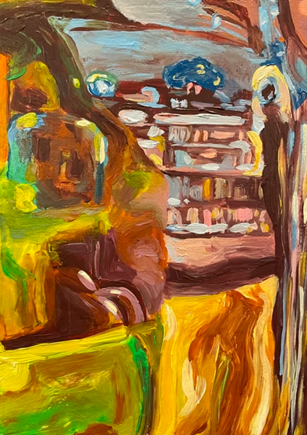 "Gold Tinted Bottle”, 2021