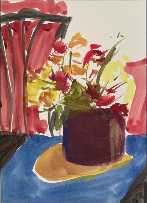 "breakfast flowers"