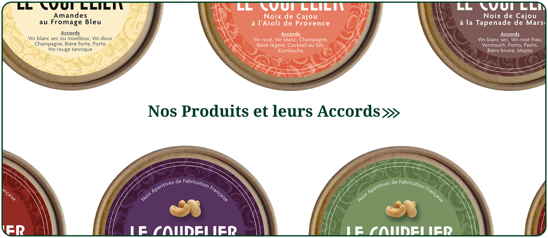 Image cliquable menant à nos produits
