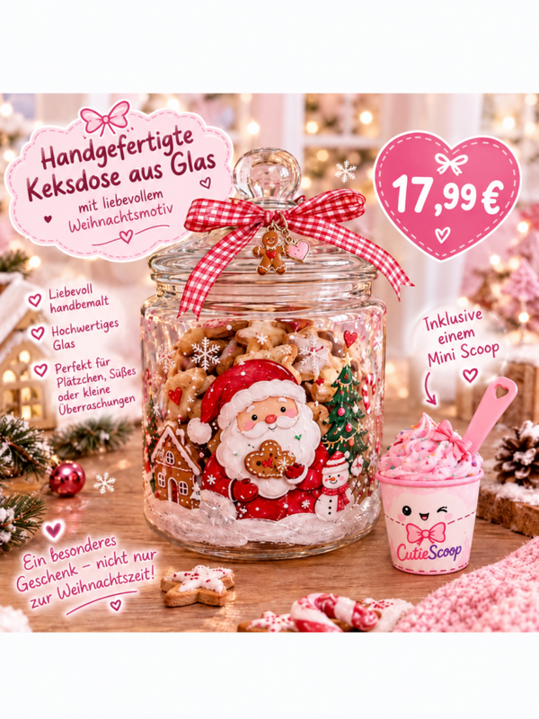 Keksdose incl. 1 Mini Scoop