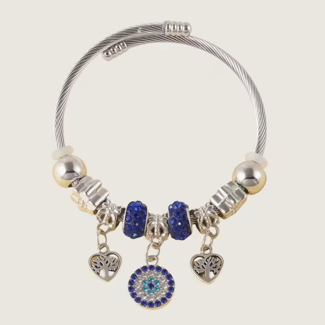 Brazalete charms ojo