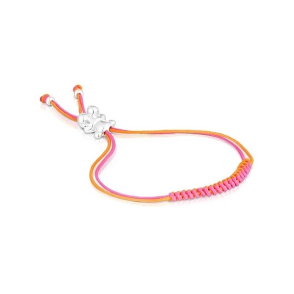 Pulsera de oso ajustable colorida