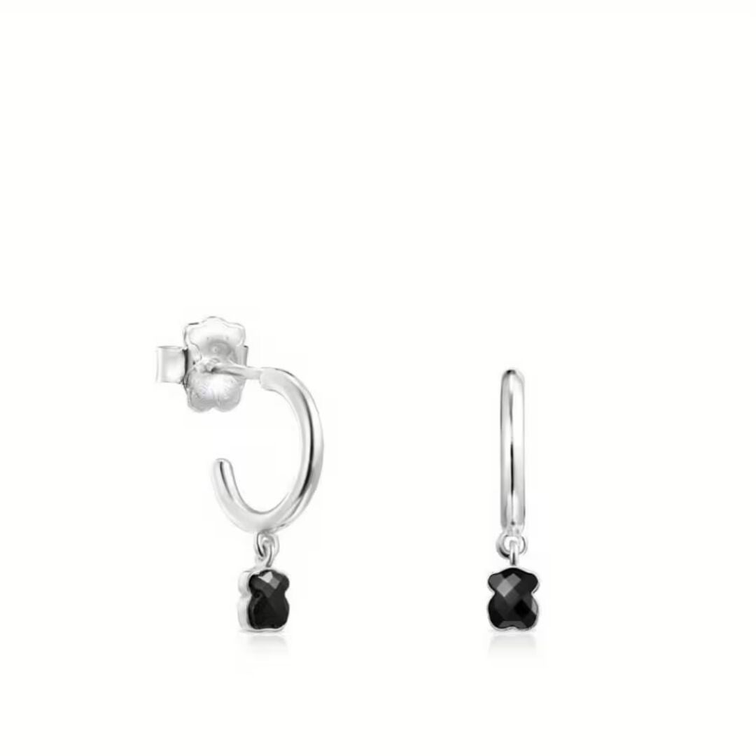 Pendientes con oso colgante