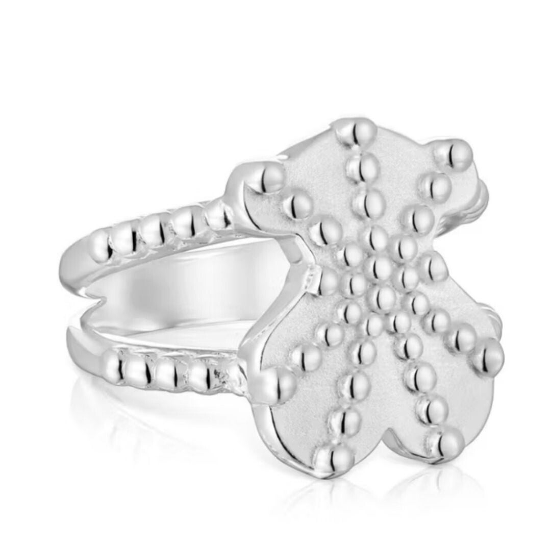 Anillo Oso plata.
