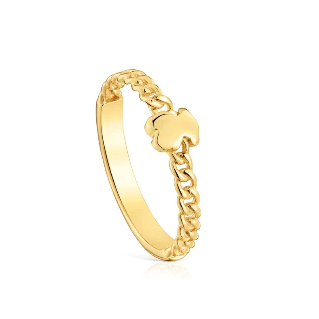 Anillo trenza oso