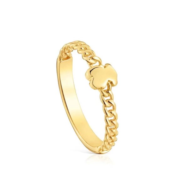 Anillo trenza oso
