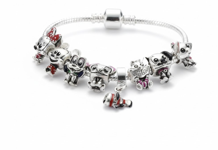 Brazalete charms cuento de hadas