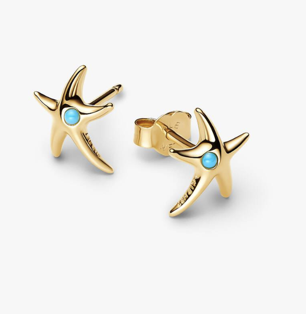Pendientes estrella de mar