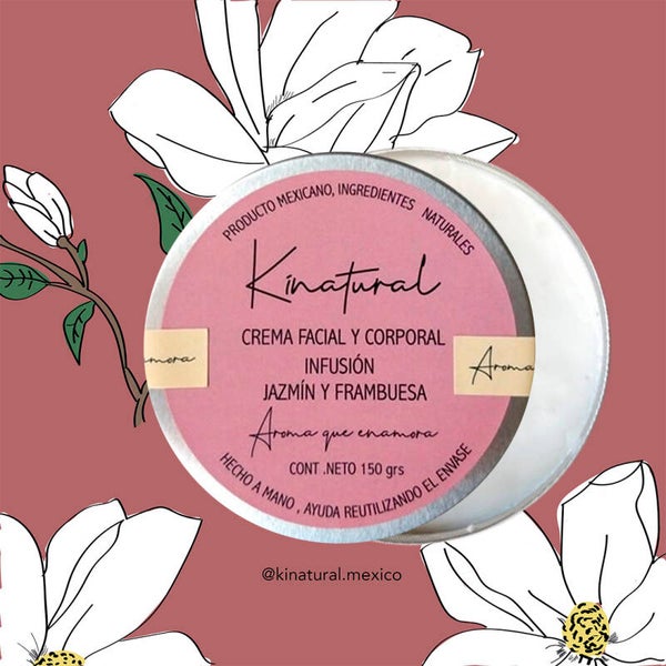 Crema corporal infusión de jazmín y frambuesa