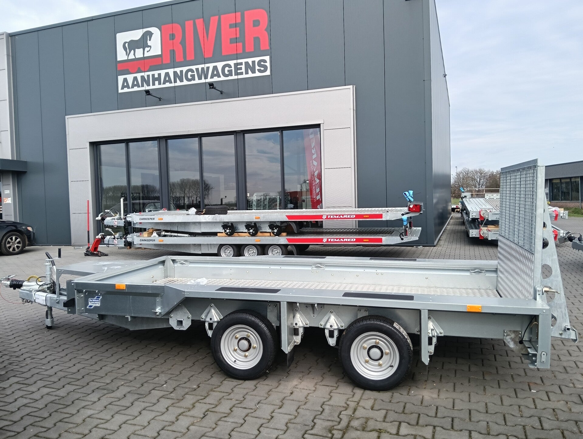 Ifor Williams GX105 machinetransporter 303×157 cm 2700 kg